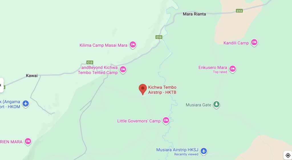 Kichwa Tembo Airstrip